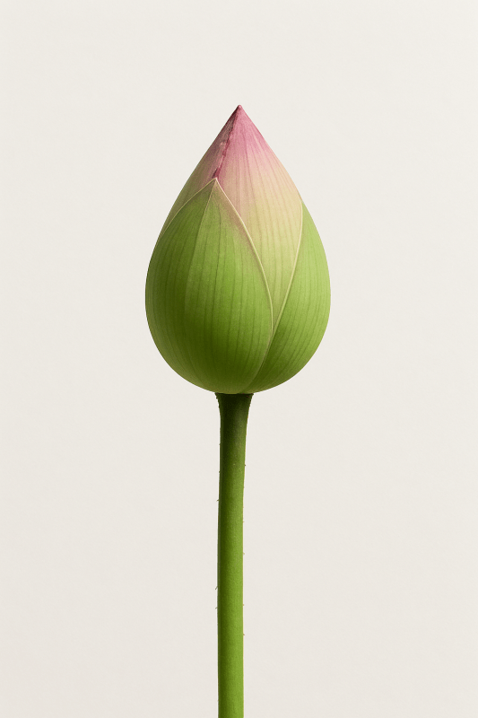 Elegancki Wydruk Pąka Lotosu - CasaNookDecor