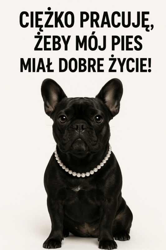Elegancki Wzór Buldoga Francuskiego - CasaNookDecor