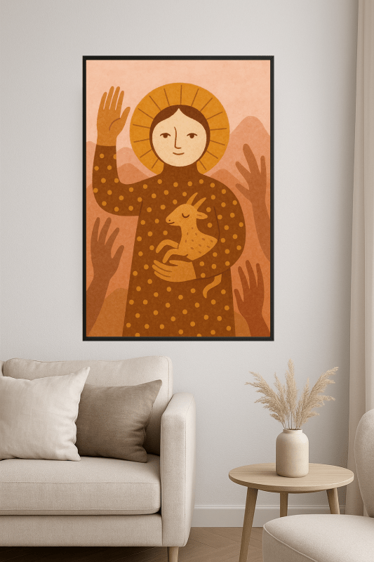 Figuralna Grafika Sztuki w Stylu Fantazyjnym - CasaNookDecor