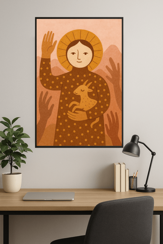 Figuralna Grafika Sztuki w Stylu Fantazyjnym - CasaNookDecor