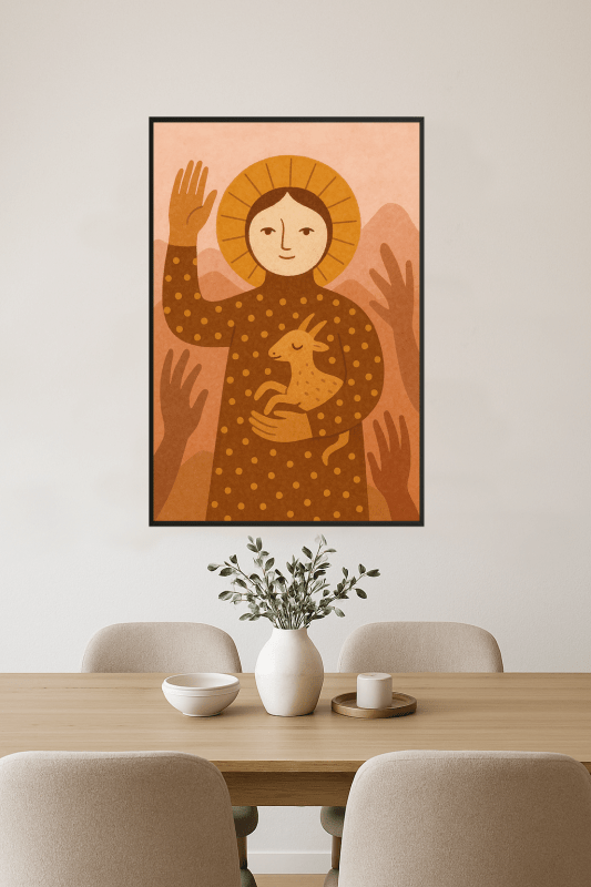 Figuralna Grafika Sztuki w Stylu Fantazyjnym - CasaNookDecor