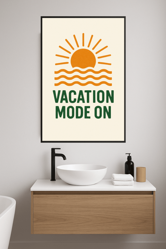 Grafika Trybu Wakacyjnego - CasaNookDecor