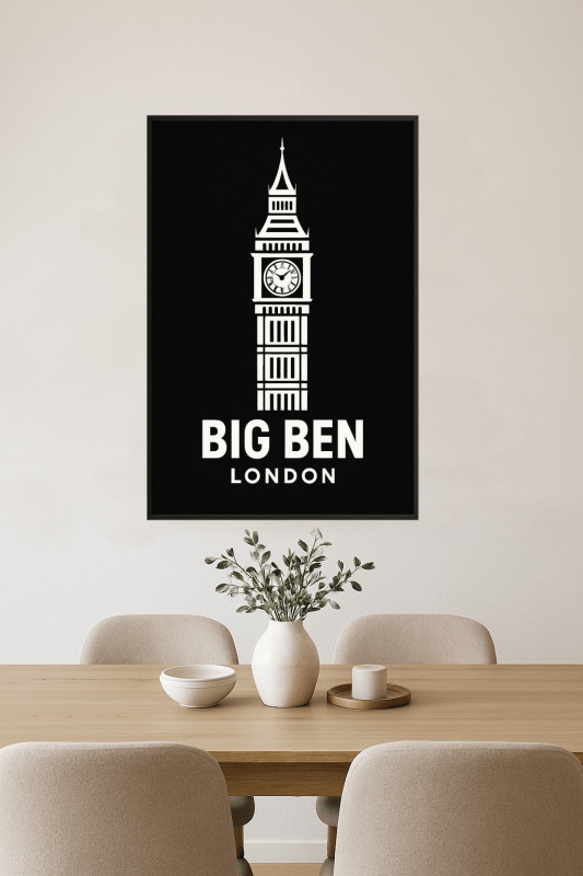 Ilustracja Big Bena - CasaNookDecor
