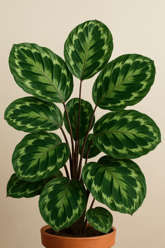 Ilustracja Calathea Roseopicta - CasaNookDecor