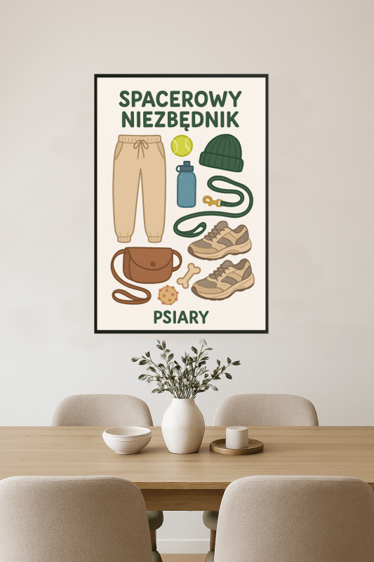 Ilustracja Niezbędników na Zewnątrz - CasaNookDecor