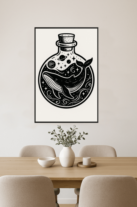 Ilustracja Włóczki W Butelce - CasaNookDecor