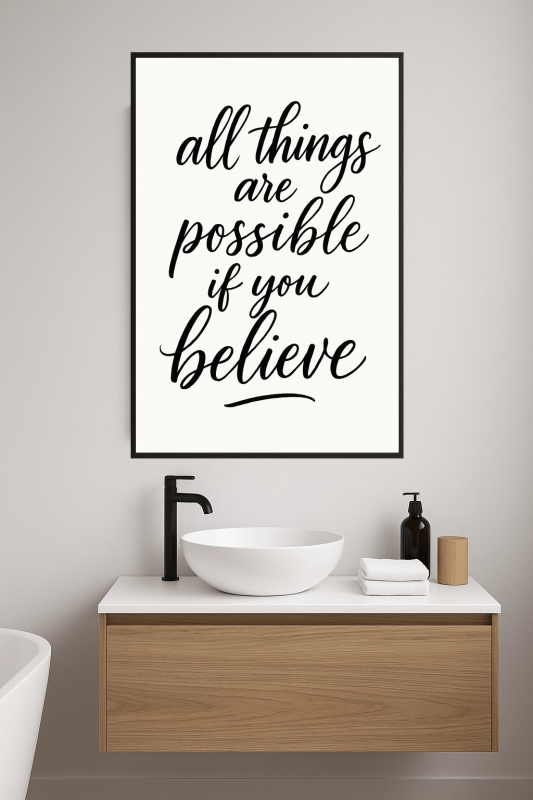 Inspirująca Sztuka Ścienna z Cytatami - CasaNookDecor