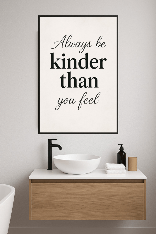 Inspirujący Cytat w Ramce - CasaNookDecor
