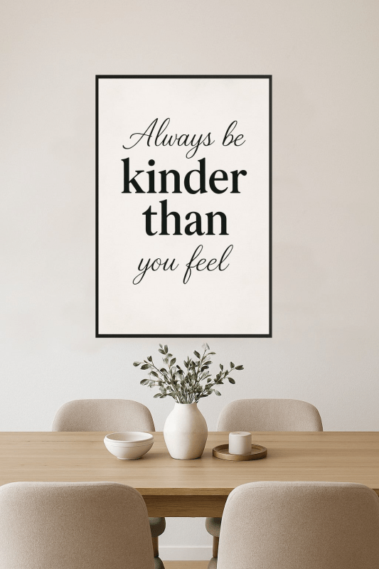 Inspirujący Cytat w Ramce - CasaNookDecor
