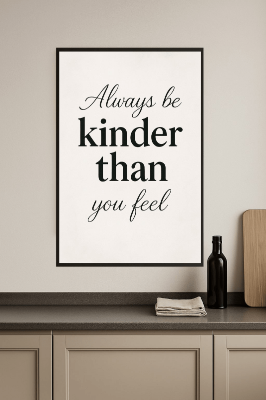 Inspirujący Cytat w Ramce - CasaNookDecor
