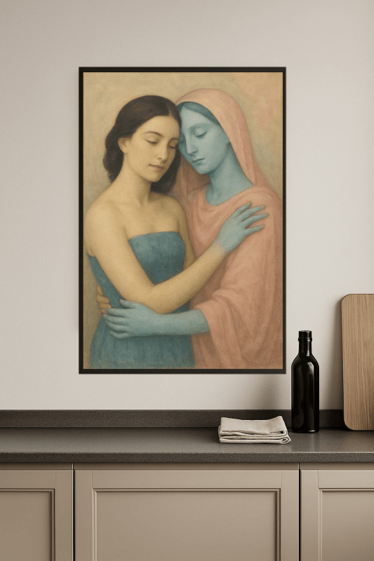 Intymny Uścisk - Praca Artystyczna - CasaNookDecor