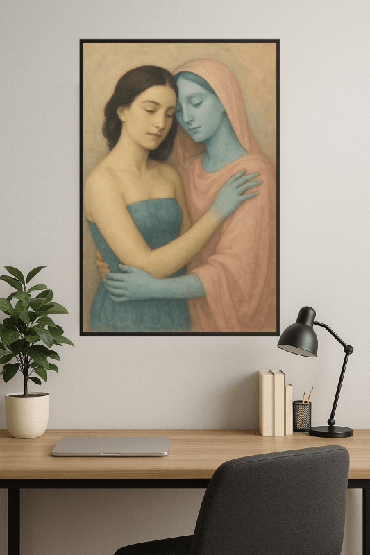 Intymny Uścisk - Praca Artystyczna - CasaNookDecor