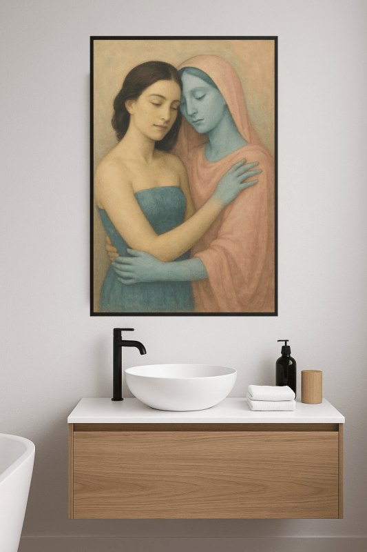 Intymny Uścisk - Praca Artystyczna - CasaNookDecor