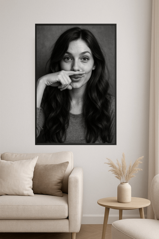 Kapryśny Portret Kobiety - CasaNookDecor