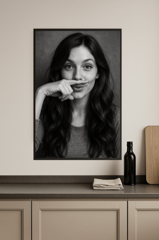 Kapryśny Portret Kobiety - CasaNookDecor