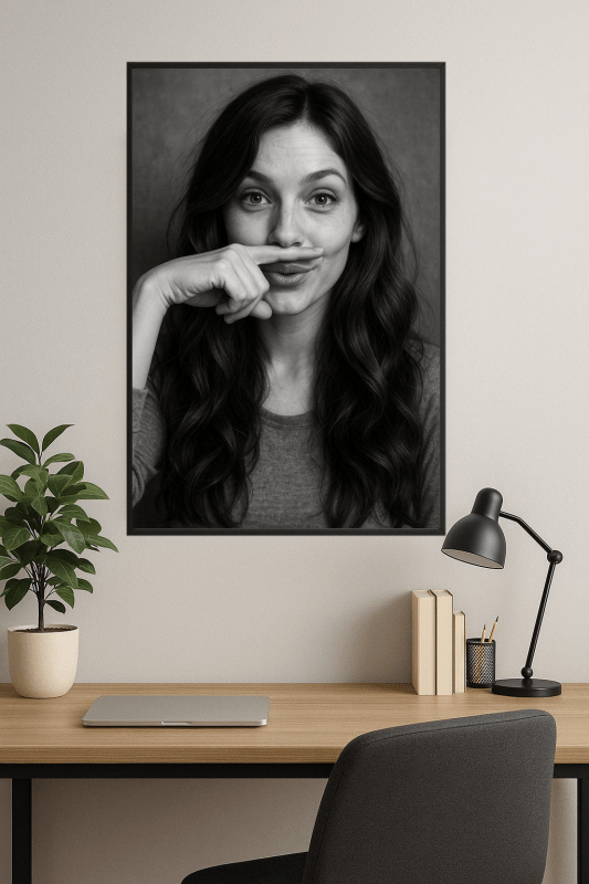 Kapryśny Portret Kobiety - CasaNookDecor