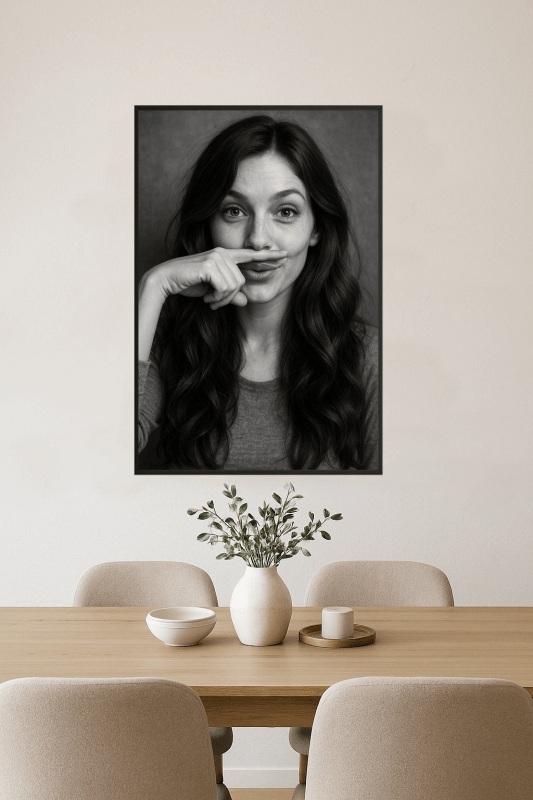 Kapryśny Portret Kobiety - CasaNookDecor
