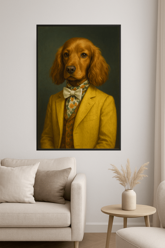 Kapryśny Portret Psa - CasaNookDecor