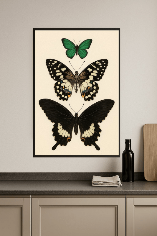 Kolekcja Pionowych Motyli - CasaNookDecor