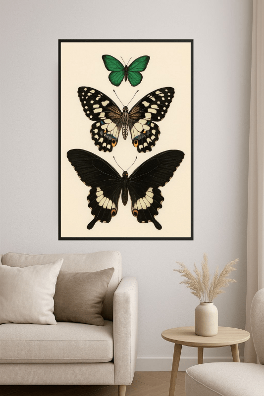Kolekcja Pionowych Motyli - CasaNookDecor