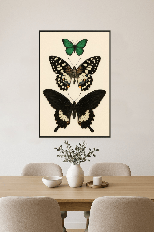 Kolekcja Pionowych Motyli - CasaNookDecor