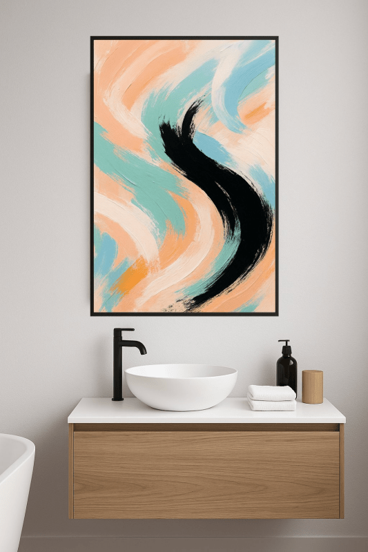 Kolorowy Abstrakcyjny Obraz - CasaNookDecor