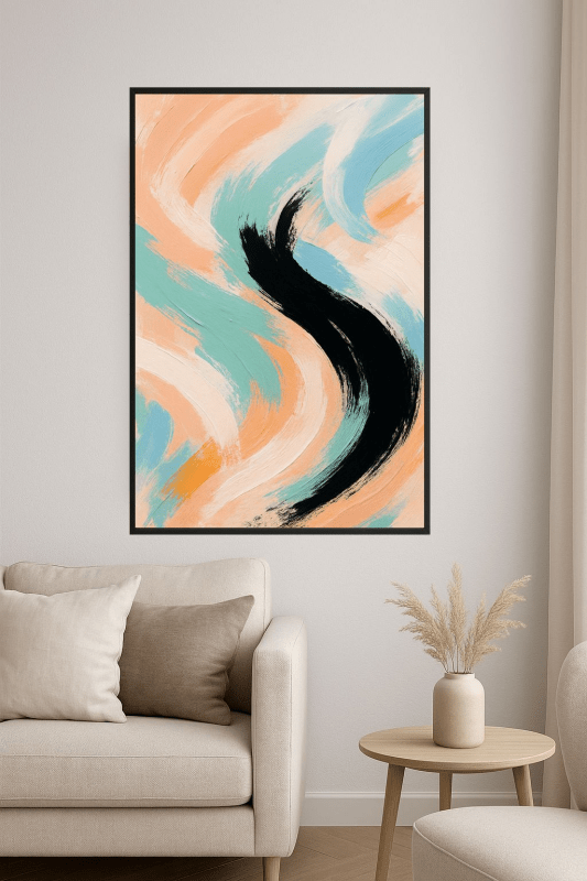 Kolorowy Abstrakcyjny Obraz - CasaNookDecor