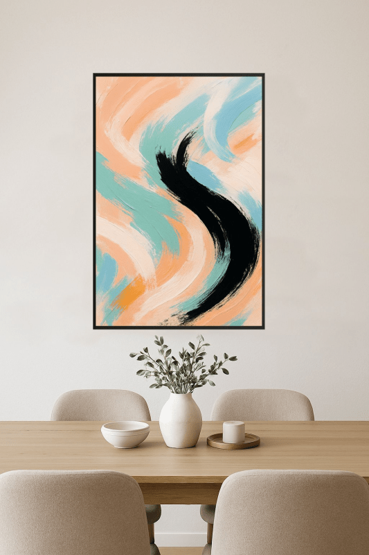 Kolorowy Abstrakcyjny Obraz - CasaNookDecor