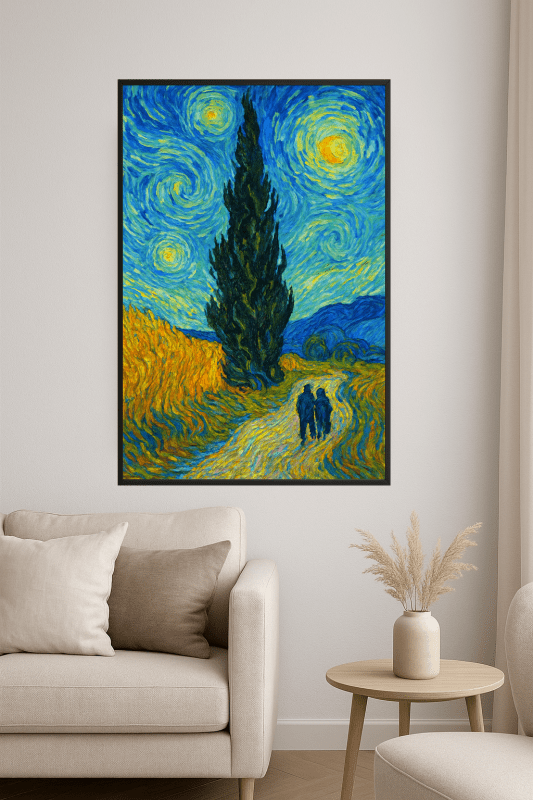 Krajobraz Drzewa Cyprysowego - CasaNookDecor