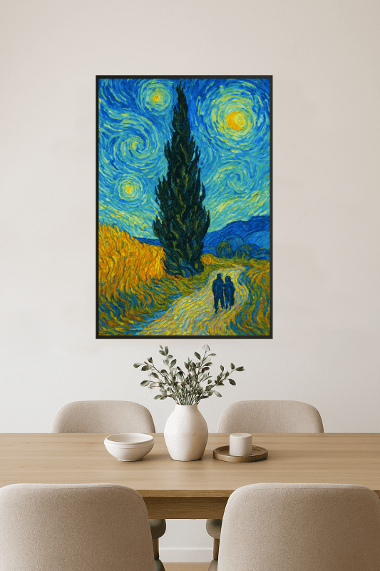 Krajobraz Drzewa Cyprysowego - CasaNookDecor