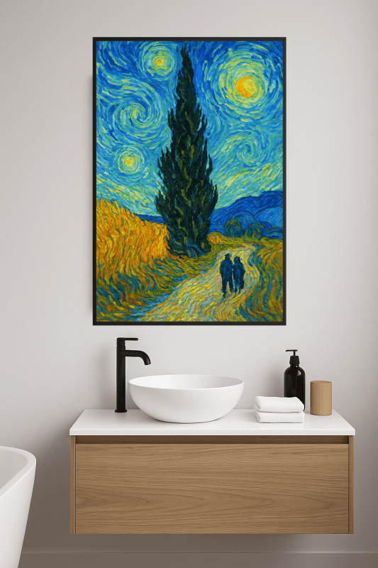 Krajobraz Drzewa Cyprysowego - CasaNookDecor