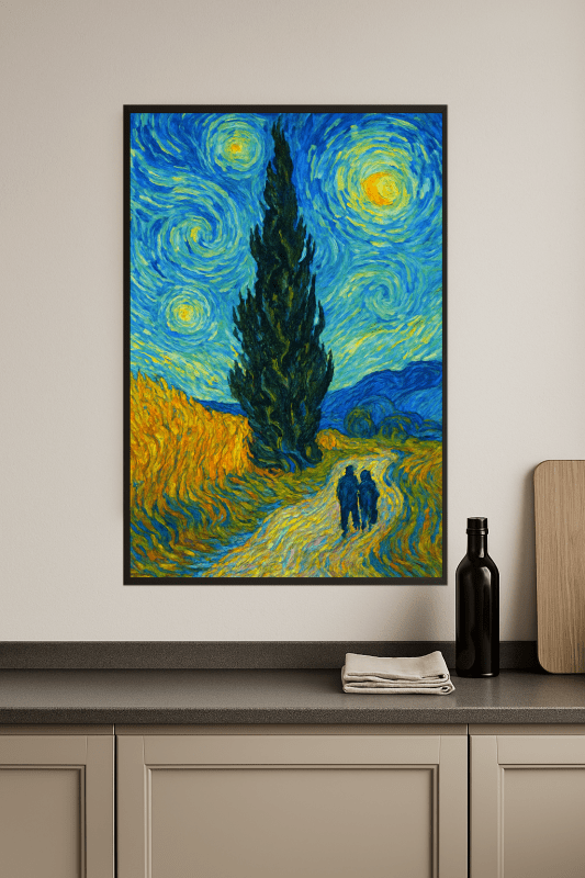 Krajobraz Drzewa Cyprysowego - CasaNookDecor