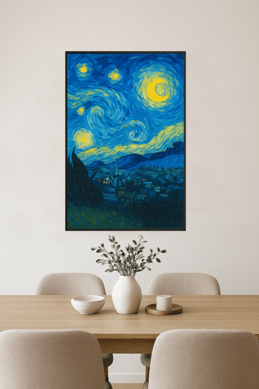 Krajobraz Z Gwiazdami - CasaNookDecor