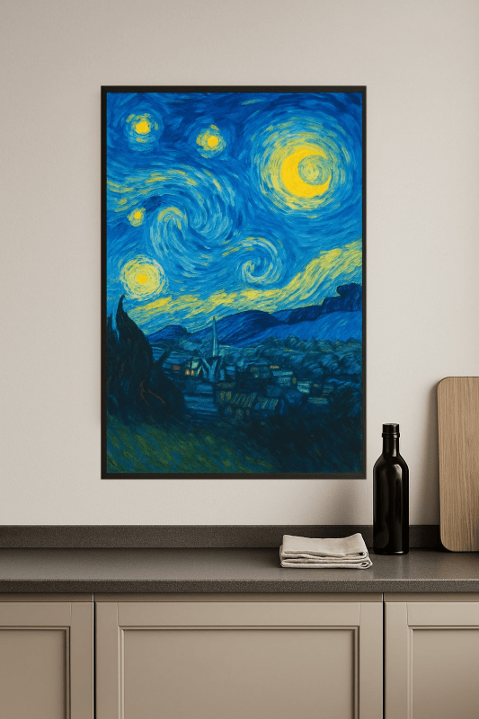 Krajobraz Z Gwiazdami - CasaNookDecor