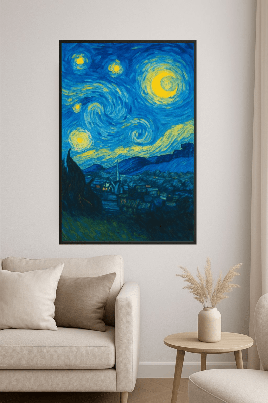 Krajobraz Z Gwiazdami - CasaNookDecor
