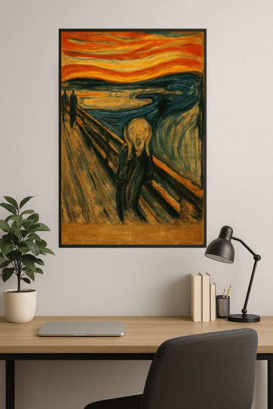 Krzyk - Dzieło Sztuki - CasaNookDecor