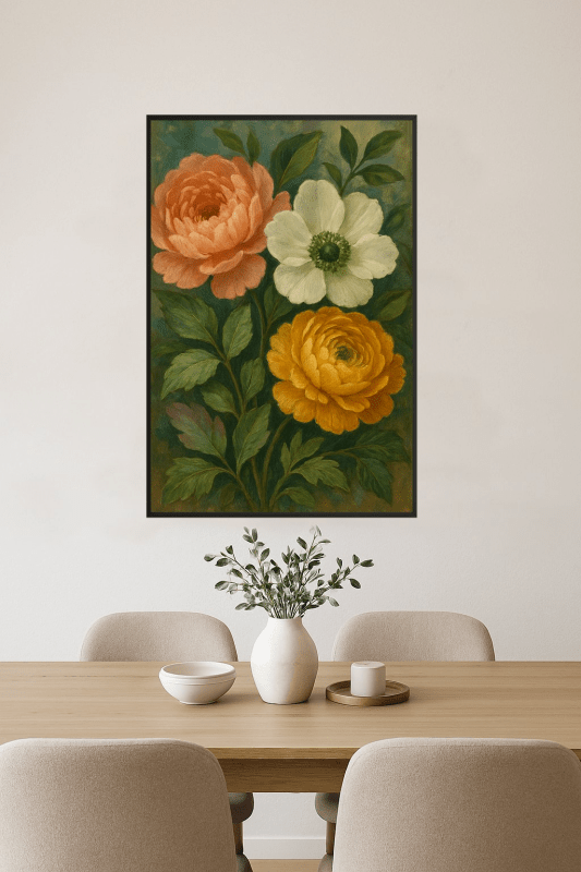 Kwiatowy Akwarelowy Druk Sztuki - CasaNookDecor