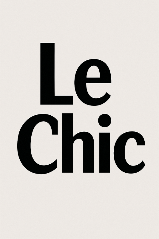 Le Chic Typografia Sztuka - CasaNookDecor