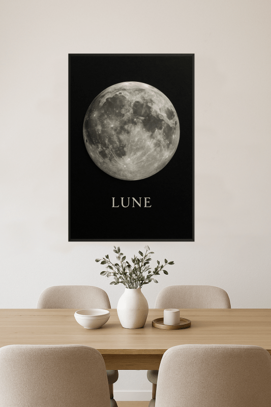 Lune Moon Art Print - CasaNookDecor