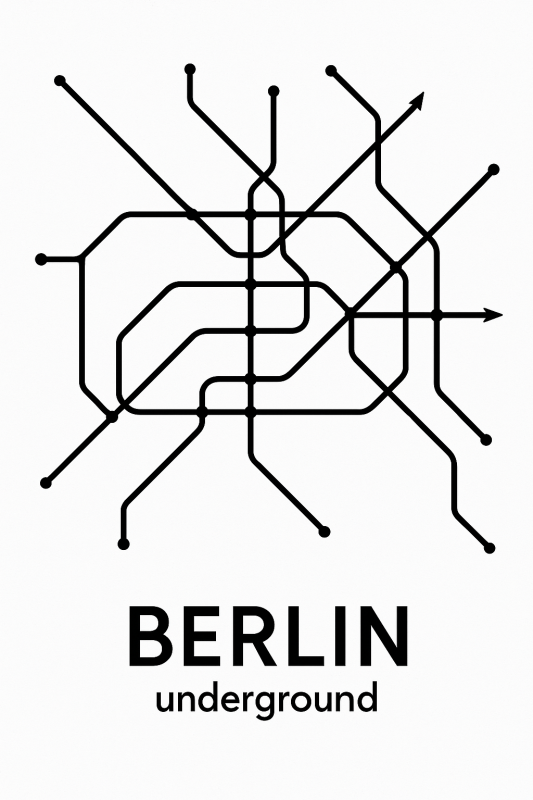 Mapa Metra Berlina - CasaNookDecor