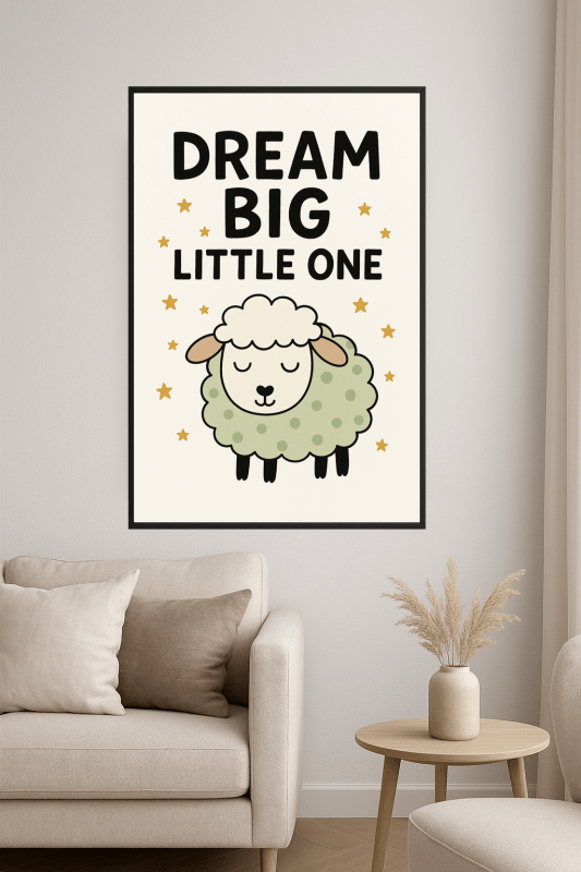Marz Wielkie, Mały! Plakat - CasaNookDecor