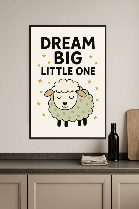 Marz Wielkie, Mały! Plakat - CasaNookDecor