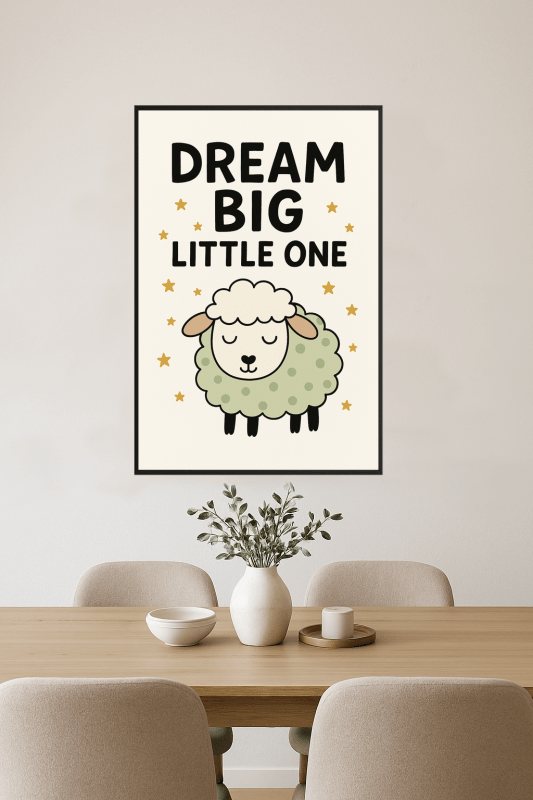Marz Wielkie, Mały! Plakat - CasaNookDecor