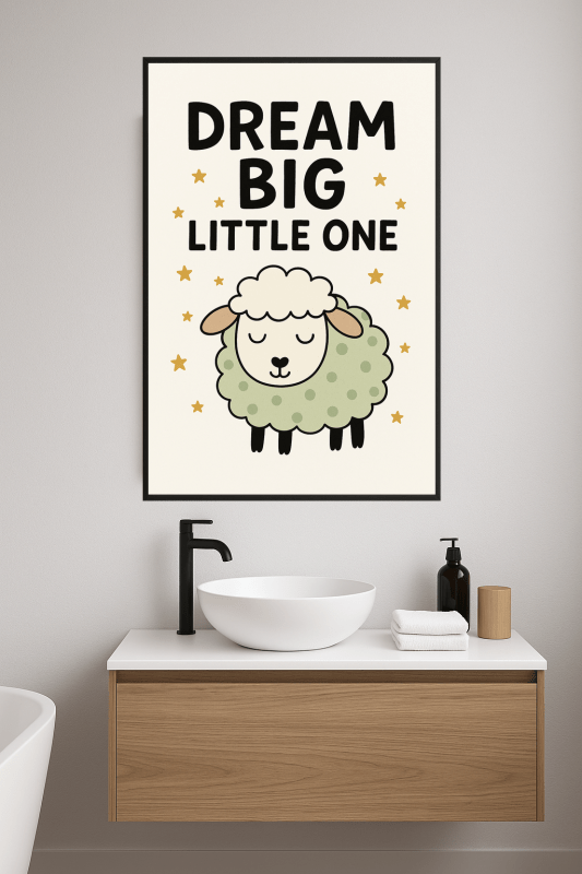 Marz Wielkie, Mały! Plakat - CasaNookDecor