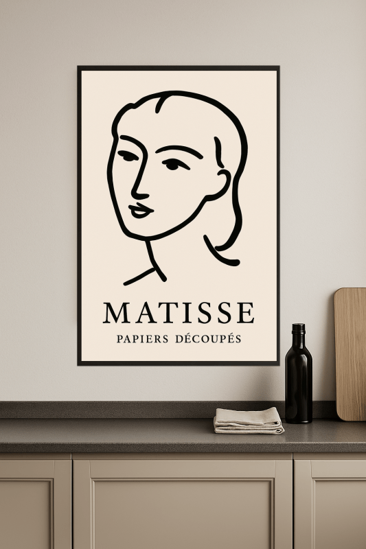 Matisse Papiers Découpés Druk - CasaNookDecor