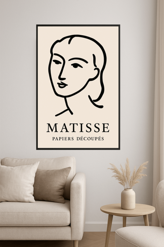 Matisse Papiers Découpés Druk - CasaNookDecor