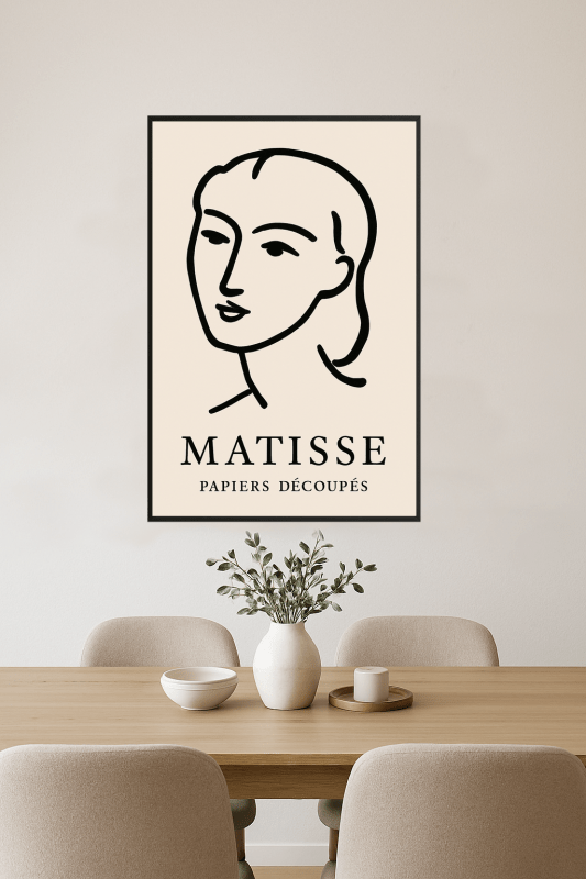 Matisse Papiers Découpés Druk - CasaNookDecor