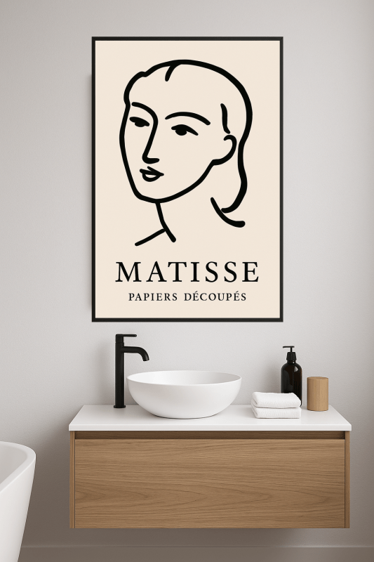 Matisse Papiers Découpés Druk - CasaNookDecor