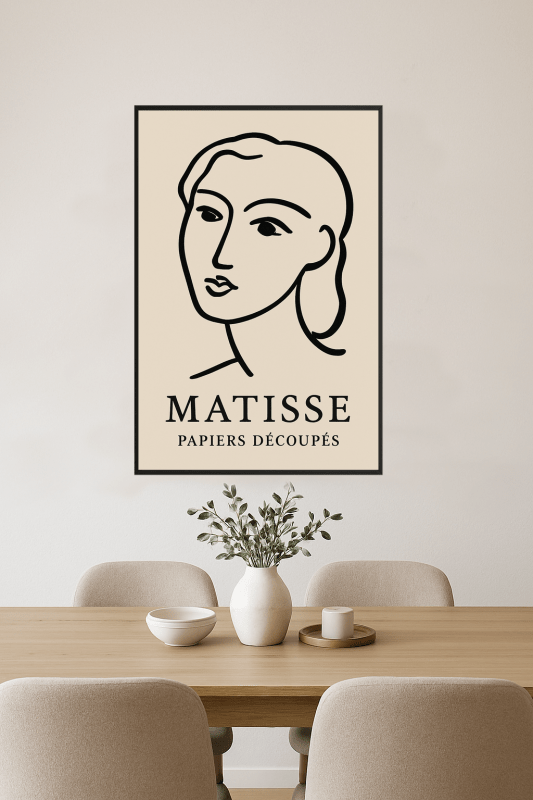 Matisse Papiers Découpés - Druk Sztuki - CasaNookDecor