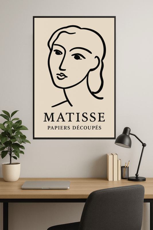 Matisse Papiers Découpés - Druk Sztuki - CasaNookDecor